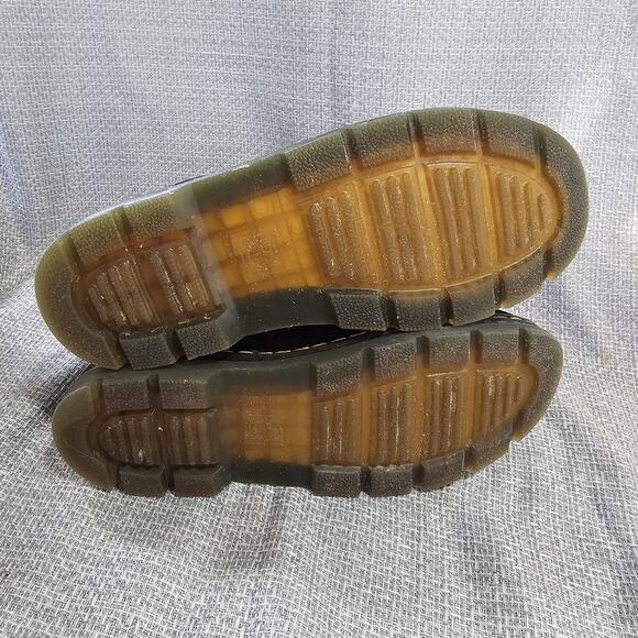 Doc Dr. Martens Kids Girls Sz 3 Black Lace Up Boots Side Zip Air Wair Combs J - Picture 4 of 9